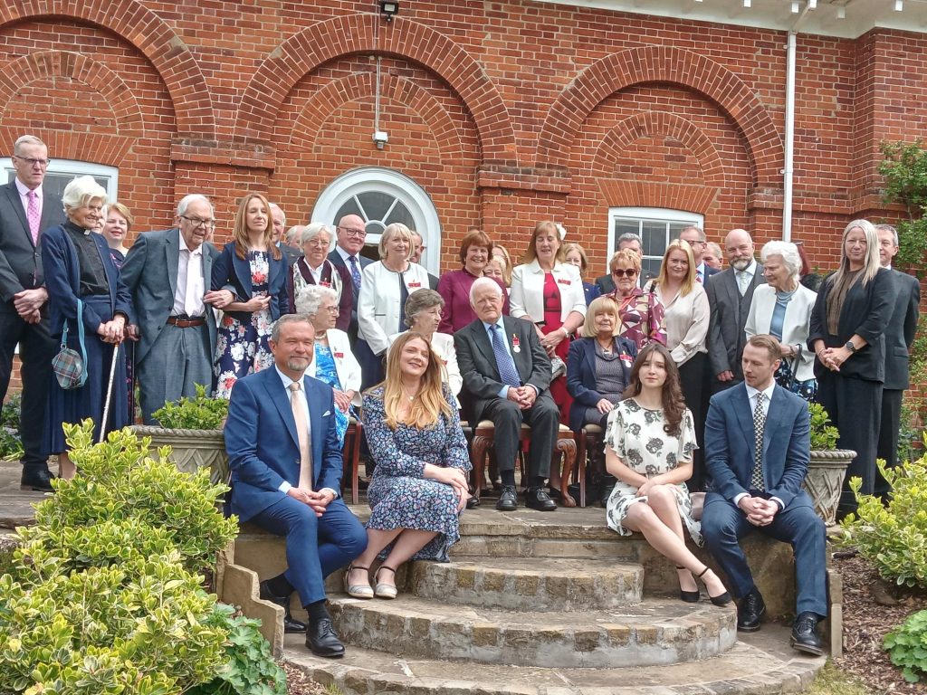 Recipients and guests at the BEM Investiture at Euston